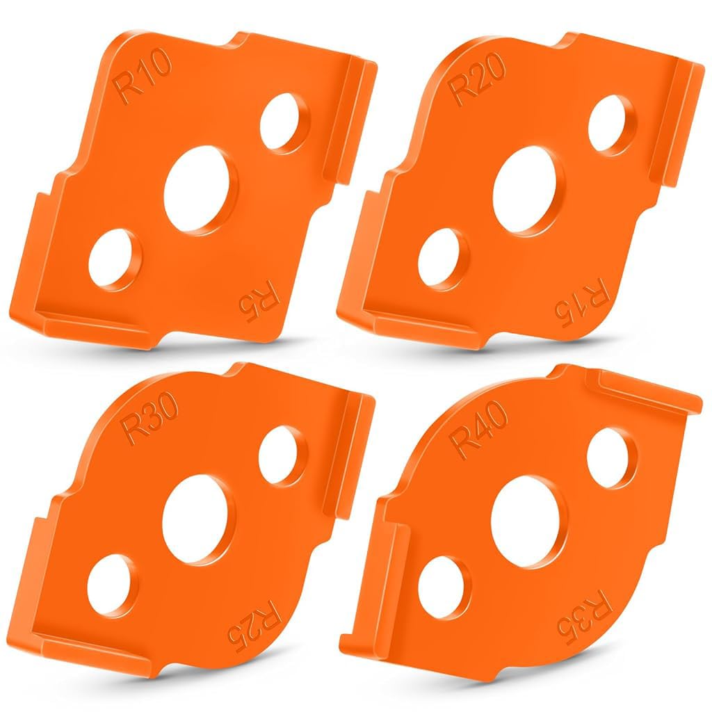 Serplex 4Pcs Round Corner Guide for Router Radius Jig Templates Carpenter Tools 8 Radius Angle Corner Radius Routing Templates Routing Rounded Corners Router For Wood Work Serplex 4Pcs Round Corner Guide for Router Radius Jig Templates Carpenter Tools 8 Radius Angle Corner Radius Routing Templates Routing Rounded Corners Router For Wood Work